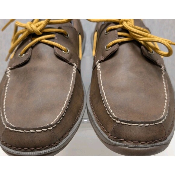 Columbia Mens Topsider "Dockside" Techlite Deck Shoes Brown Size 12 - Picture 2 of 11